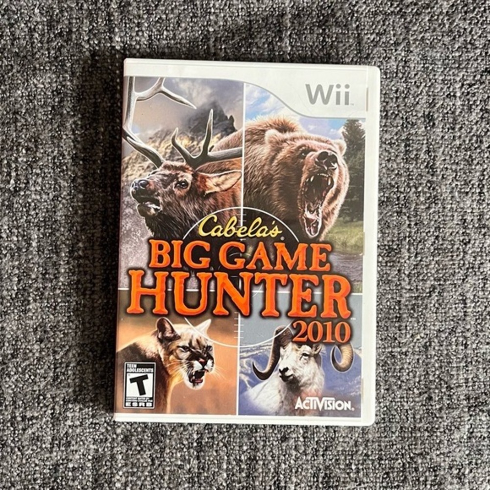 Cabelas Big Game Hunter 2010 Nintendo Wii Game Complete